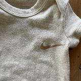 Beige Nike Short Sleeve Onesie | Nike