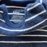 Navy Striped Short Sleeve Onesie | Carter's
