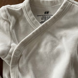 Wrap & Snap Long Sleeve Onesie | H&M