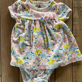 Flower Garden Short Sleeve Onesie Dress | Carter's