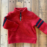 Red Quarter Zip Sweater | Osh Kosh