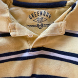 Yellow Striped Polo Onesie | Greendog