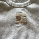 White Burts Bees Short Sleeve Onesie | Burts Bees