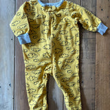 Head in the Clouds Zip Up Pajama | 3-6 mo | Gerber