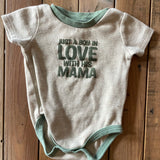 Just A Boy In Love w/ His Mama Onesie | 3-6 mo | Baby Essentials