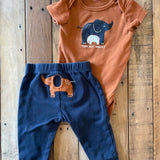 Tiny but Mighty Two Piece Set | 6-9 mo | Mini Threads