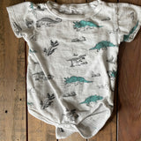 Short Sleeve Dino Onesie | Free Planet