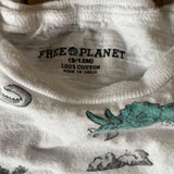 Short Sleeve Dino Onesie | Free Planet