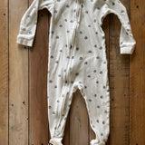 Pawprints Zip Up Pajama | 9-12 mo | Carter's