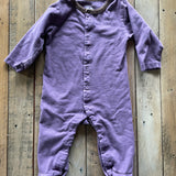 Purple Snap Up Romper | Baby Soy