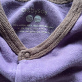 Purple Snap Up Romper | Baby Soy