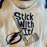 Stick With It Onesie | 9-12 mo |NHL