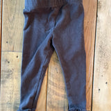 Black Ruffled Leggings | 6-9 mo