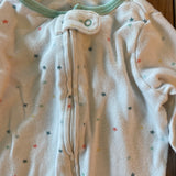 Little Star Zip Up Pajama | 6-9 mo | Cloud Island