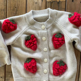Strawberry Cardigan