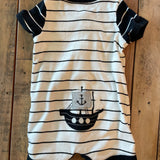 Striped Boat Romper | 6-9 mo | Carter's