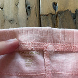 Pink Ribbed Ruffle Butt Pants | Tahari