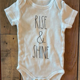 Rise & Shine Onesie | 3-6 mo | Rae Dunn