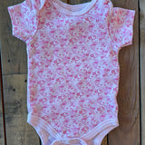 Pink Flowers Onesie | 3-6 mo