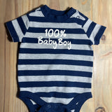 100% Baby Boy Onesie | newborn | Circo