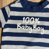 100% Baby Boy Onesie | newborn | Circo