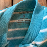 Fleece Penguin Zip Up Pajama | 0-3 mo | Carter's