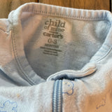 Little Bear Zip Up Pajama | 0-3 mo | Carter's
