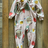 Bacon and Eggs Fleece Zip Up Pajama | Carter's