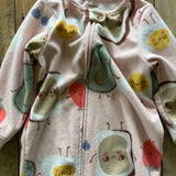 Bacon and Eggs Fleece Zip Up Pajama | Carter's