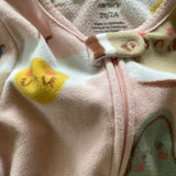 Bacon and Eggs Fleece Zip Up Pajama | Carter's