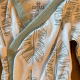 Organic Green Leaf Side Snaps Onesie | newborn | Honest Baby