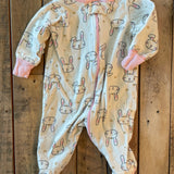 Bunny  Zip Up Pajama | newborn