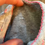 Roses Snap Up Pajama | 0-3 mo | Carter's