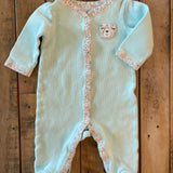 Floral Kitty Snap Up Pajama | 0-3 mo | Carter's