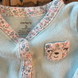 Floral Kitty Snap Up Pajama | 0-3 mo | Carter's