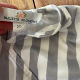 Striped Romper | Bailey's Blossoms
