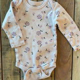 Floral Onesie | 0-3 mo | Gerber
