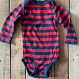 Red Striped Long Sleeve Onesie | Carter's