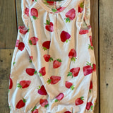 Strawberry Romper | 0-3 mo | Bundles Baby