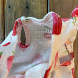 Strawberry Romper | 0-3 mo | Bundles Baby