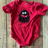 Red Monster Short Sleeve Onesie | Garanimals