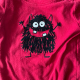 Red Monster Short Sleeve Onesie | Garanimals