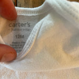 White Onesie | 9-12 mo | Carter's