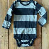 Blue Colorblock Long Sleeve Onesie | Carter's