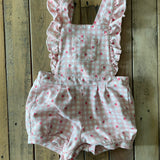 Strawberry Overall Romper
