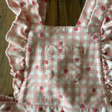 Strawberry Overall Romper