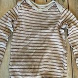 Striped Long Sleeve Onesie | Easy Peasy Organic