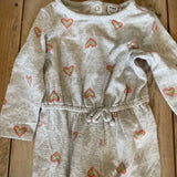 Rainbow Hearts Romper | Old Navy