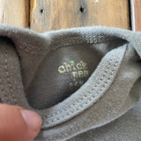 Grey Short Sleeve Onesie | Chick Pea