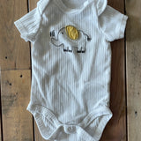 Little Elephant Ribbed Onesie | Sterling Baby